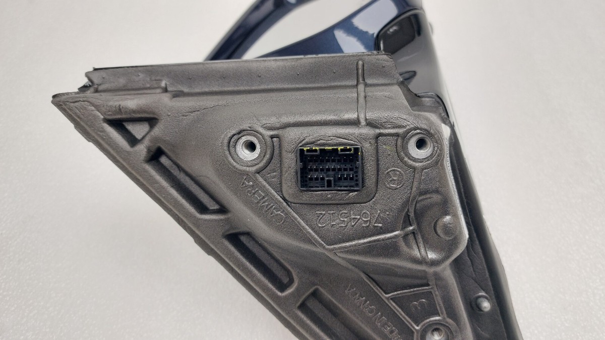 16-19 Cadillac XTS Right Side Mirror Dark Adriatic Blue 19-pin w