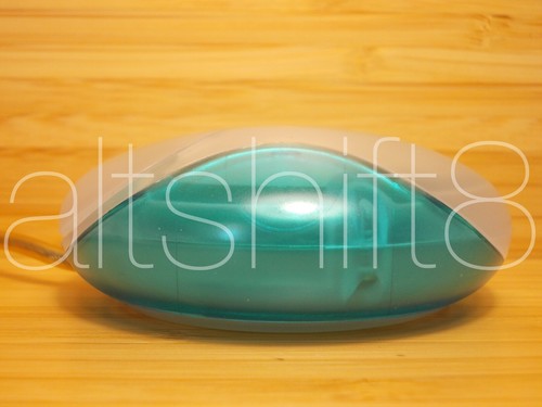  APPLE USB MAUS M4848 IMAC G3 BONDI BLUE 1998 HOCKEY PUCK MECHANISCHER BALL - Bild 4 von 5