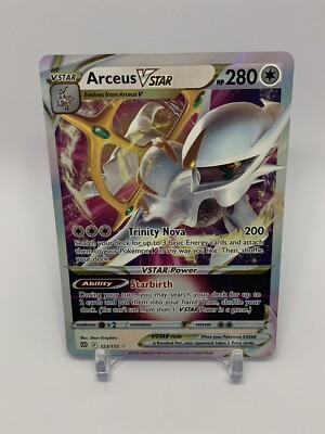 Pokmon TCG Arceus VSTAR Sword & Shield: Brilliant Stars 123/172 Holo Ultra Rare | eBay Pokmon TCG Arceus VSTAR Sword & Shield: Brilliant Stars 123/172 Holo Ultra Rare | eBay