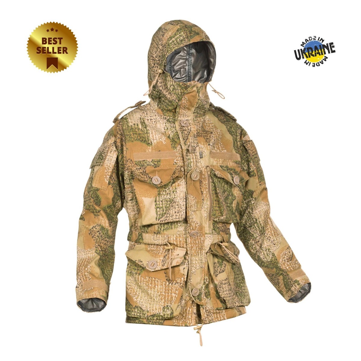 Ukraine PSWP Varan Camo Waterproof Field Jacket Smock XL Tactical