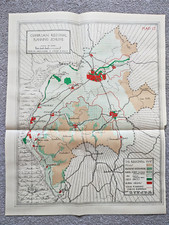 1932 Antique Map of Cumbria: Regional Map