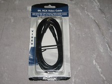 6 ft. Recoton RCA Video Cable Gold Plated Satellite DVD TV Home Theater NEW 