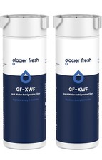 2 Pack GLACIER FRESH XWF Replacement for GE XWF Refrigerator Water Filter