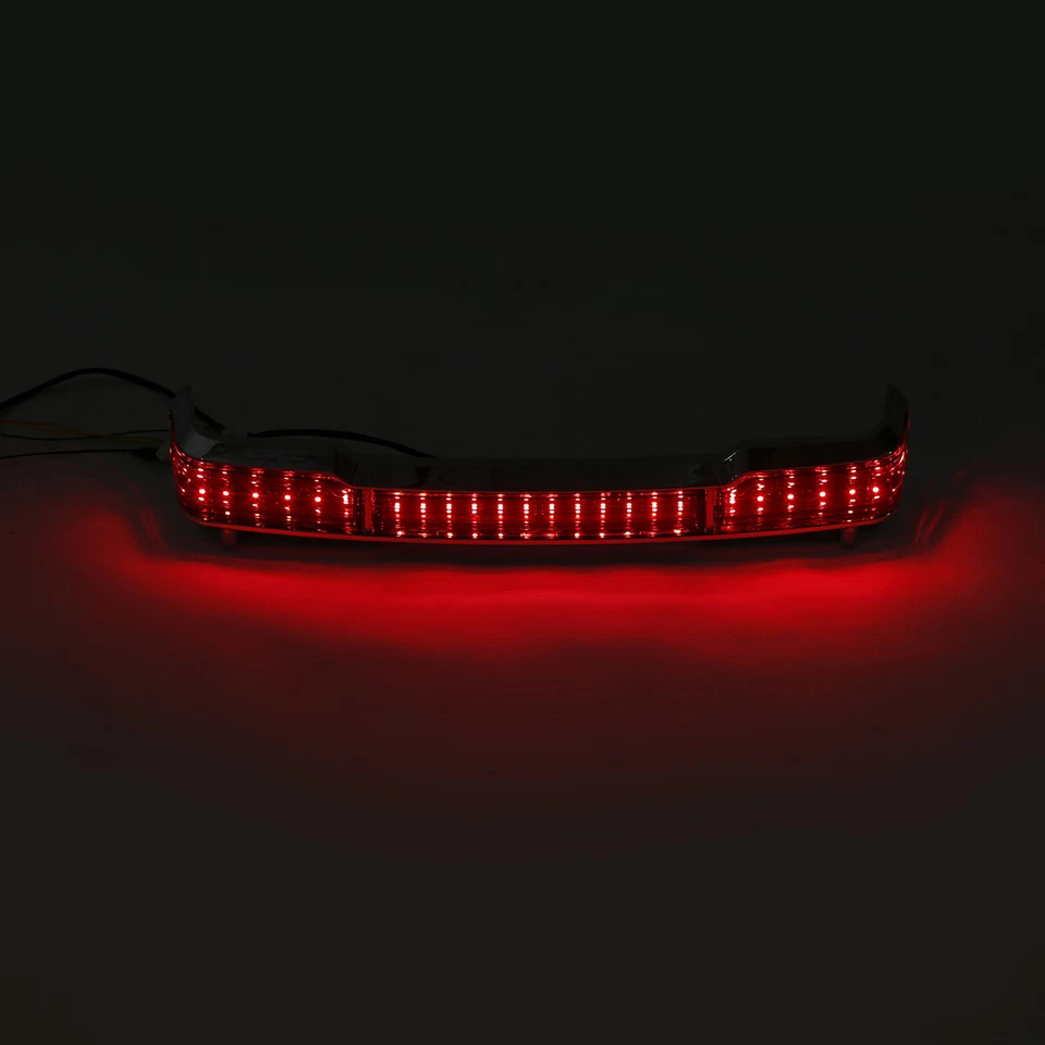 Lanterna traseira de freio LED fumaça para Harley Touring Electra Street Glide 1997-2013 - Imagem 2 de 4