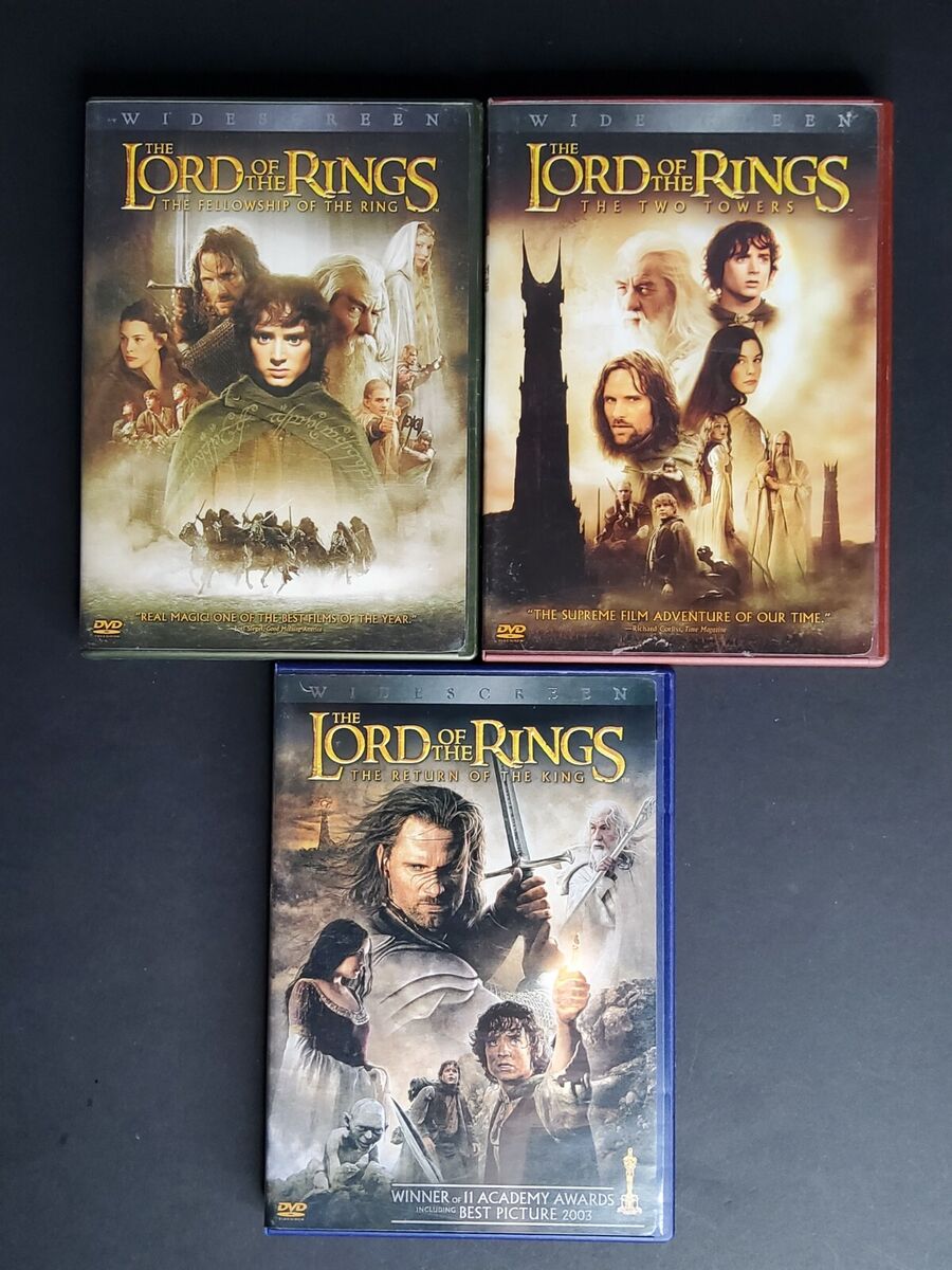  Lord of the Rings Complete Trilogy DVD Collection with