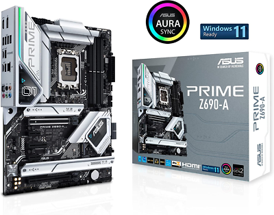 【週末価格 セット品】ASUS Z690 + i7-13700K + SSD ASUS Prime Z690-A LGA 1700Intel 12th ATX Motherboard 16+1 DrMOS