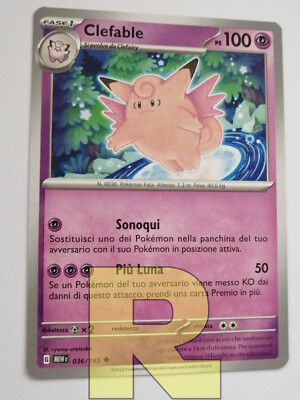 2x Clefable ® Pokemon 151 MEW 036/165 ® Non Comune ® Italiano | eBay