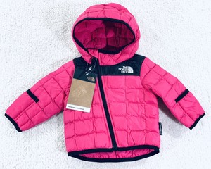 north face baby pink puffer jacket