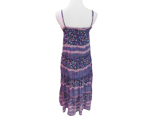 Patrons Of Peace Floral Boho Maxi Dress XS Adjustable Straps Lightweight - Picture 2 of 11