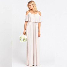 NWOT Show Me Your Mumu Caitlin Ruffle Maxi Dress Medium Show Me The Ring