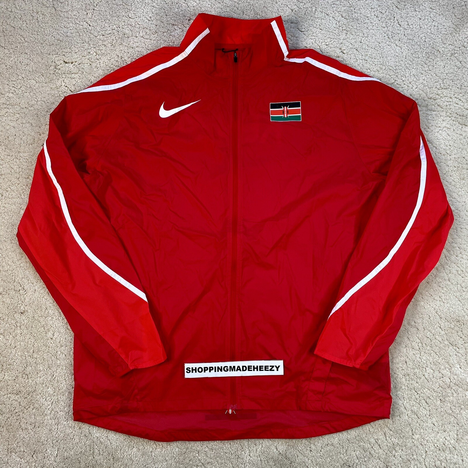 SACAI X NIKE [XL] NIKE PRO ELITE OLYMPIC TEAM KENYA Giacca a vento leggera da corsa