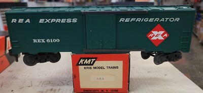 KMT, KRIS MODEL TRAINS, REA EXPRESS Box Car, W/BOX, #REX 6100 (11H)