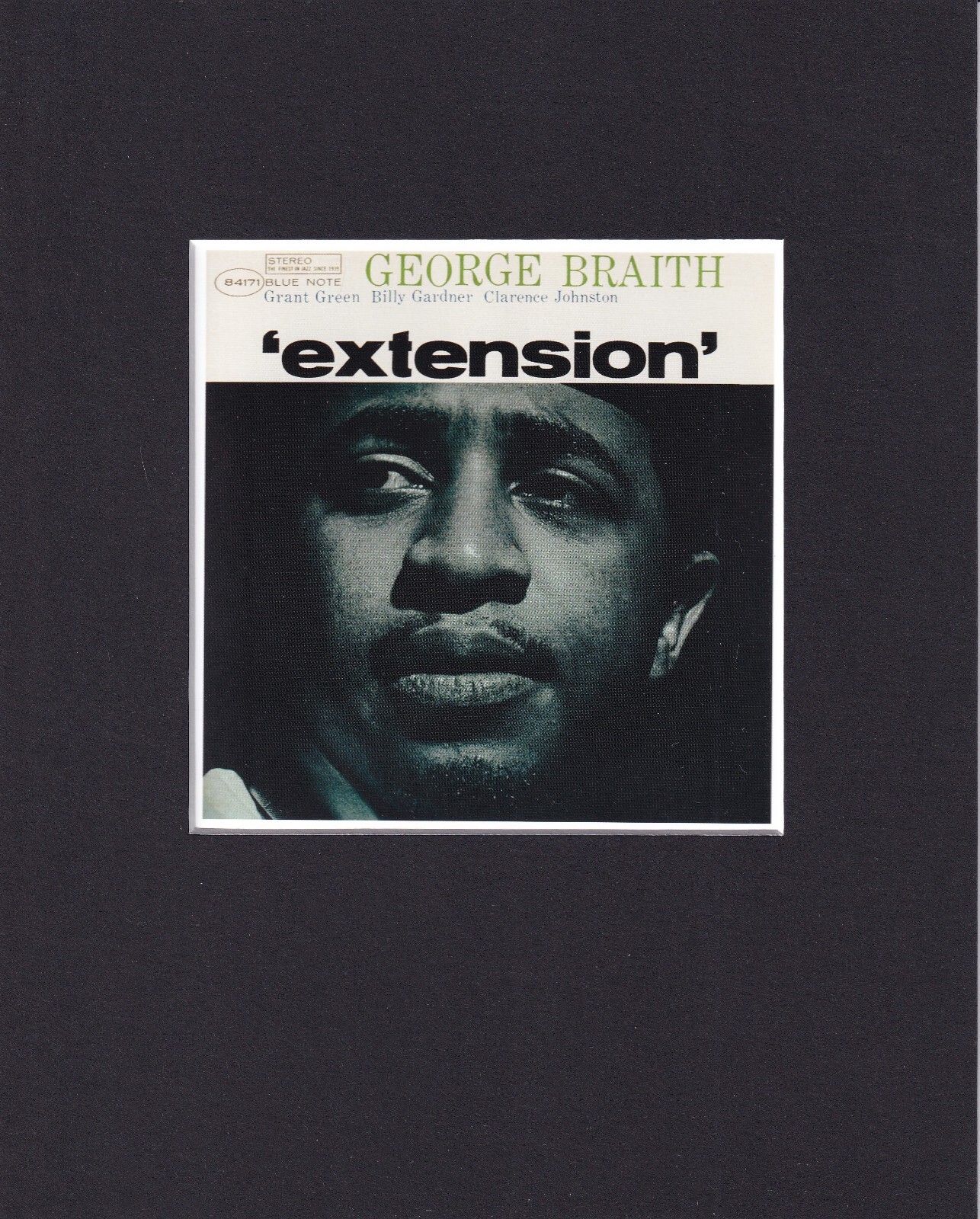 8X10" Matted Print Jazz Album Cover Art Picture Braith