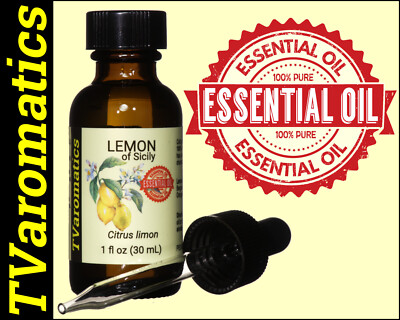 TVaromatics Lemon of Italy 100% Pure Essential Oil Citrus limon