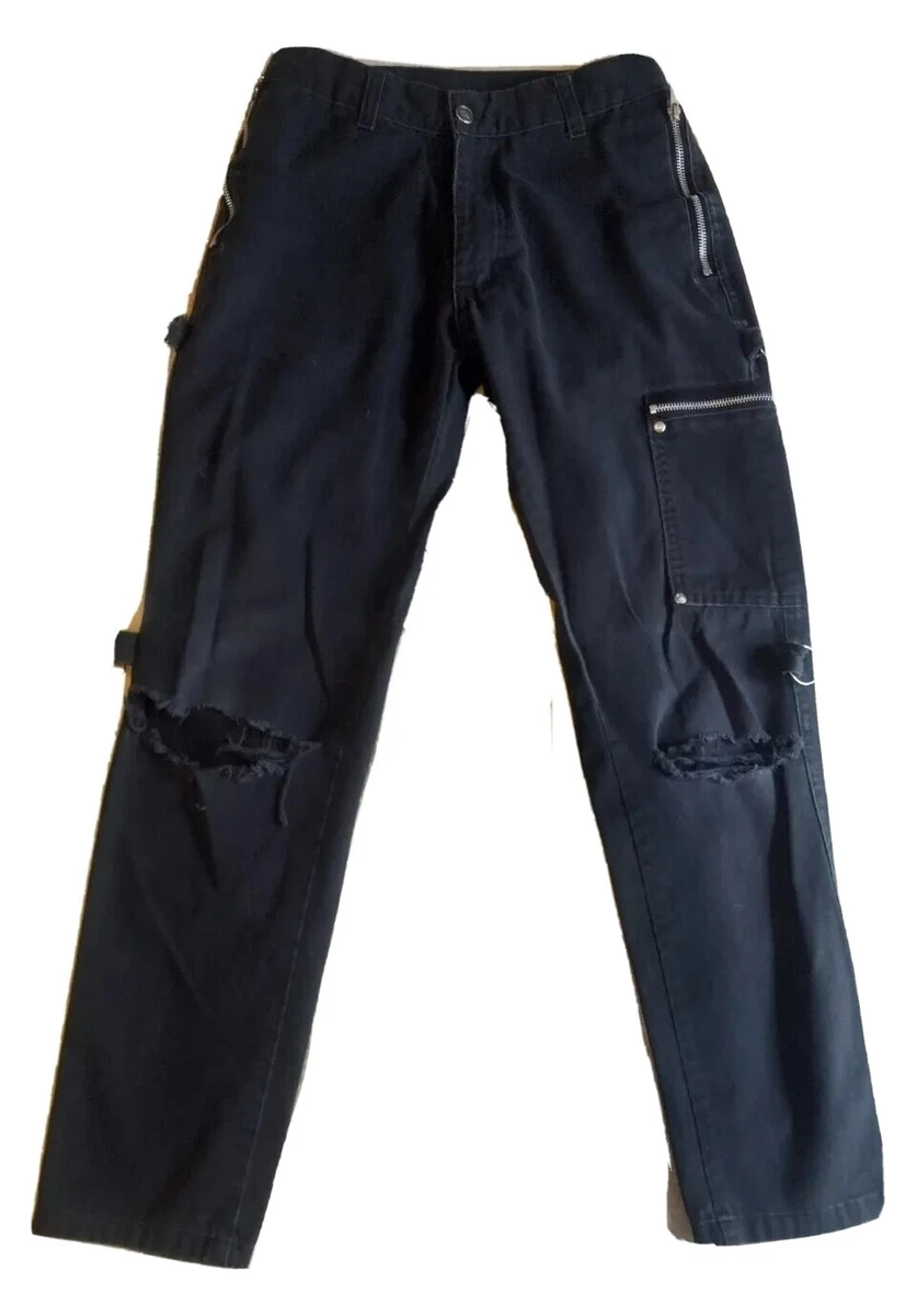 archive gimmick flare cargo pants y2k 00s goa flare sweat pants