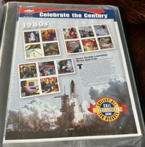 USPS Celebrate The Century Commemorative Stamp Collection 1900-1999 Full Set - Picture 11 of 14