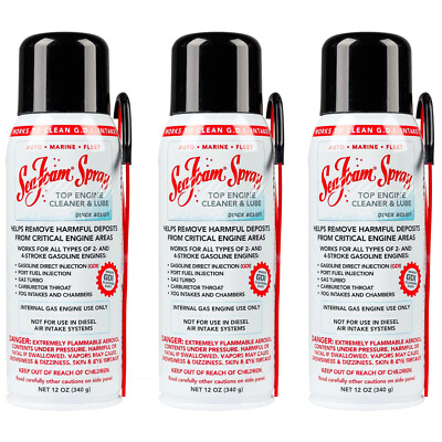 Sea Foam SS14 Top Engine Cleaner & Lube 12 Oz for Gasoline Engines SS-14 3-Pack