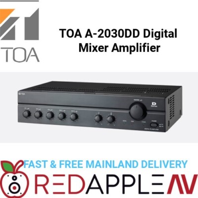 TOA Electronics A-2030 DD Digital 100V Line 30W Professional Series Verstärker