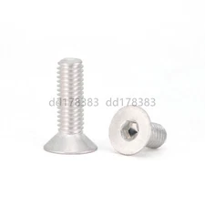Aluminum Alloy 6063 Hex Socket Countersunk Flat Head Screws