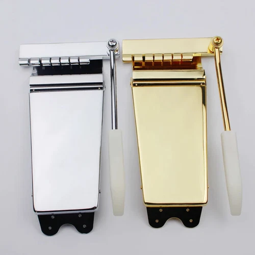 New Long Verson Maestro Vibrola Chrome/Gold Tremolo Fit SG or LP Guitar Parts