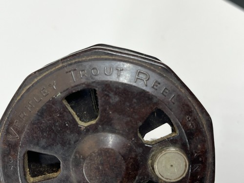 Vintage Horrocks Ibbotson Co Vernley Trout Fly Fishing Reel Made In Utica NY USA - Picture 8 of 10