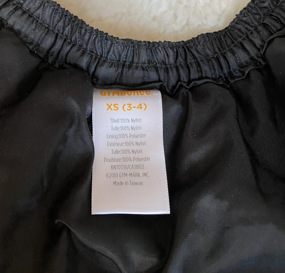 Gymboree Abejorro Tutú Brillante Falda Disfraz 3 4 Halloween Vestir Foto 4 de 4