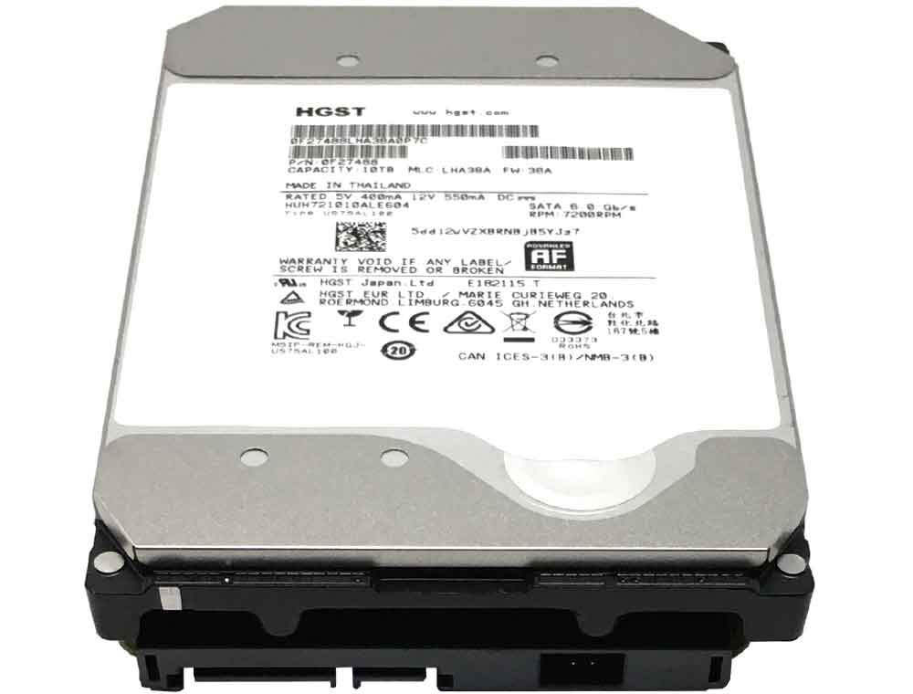 HGST Ultrastar He10 10TB SATA 6Gb/s 7200 3.5 HGST Ultrastar He10 10TB SATA 6Gb/s 7200 3.5
