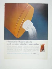 Vintage J.L. Clark Metal & Plastic Custom Container Print Ad MOD
