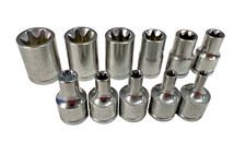 Blue-point 38 Drive Torx Socket Set E4e5e6e7e8e10e12e14e16e18e20