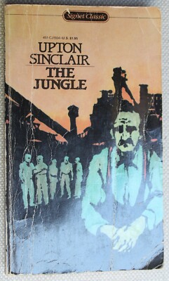 THE JUNGLE, UPTON SINCLAIR, SIGNET CLASSIC PAPERBACK, 1960/1980 EDITION 26th