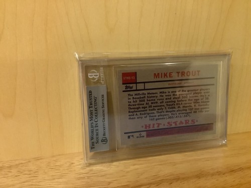 2023 Topps Archives ‘57 Hit Stars 57HS13 Mike Trout 8.5 Free Shipping - Picture 2 of 2