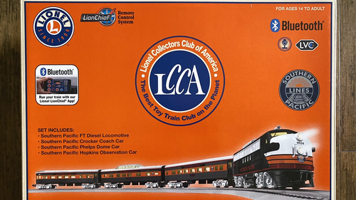 Lionel O Gauge LCCA Southern Pacific Black Widow LionChief Passenger Set 2401200 - Video 1 of 1