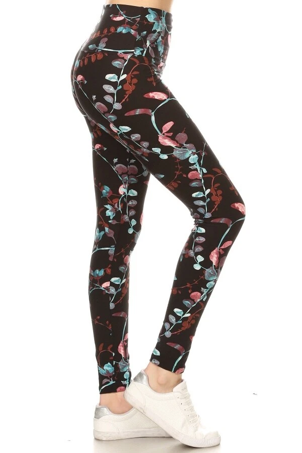 Buttery Soft High Waist Patterned Leggings Sizes Available