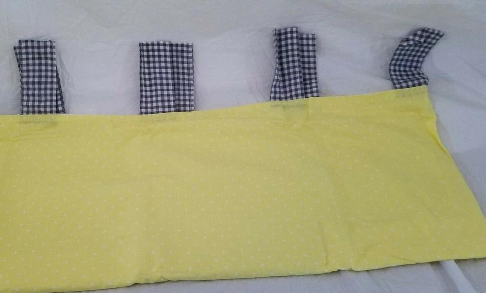 Cenefa de ventana amarilla Trend Lab 56" x 15" nueva en paquete Foto 4 de 4