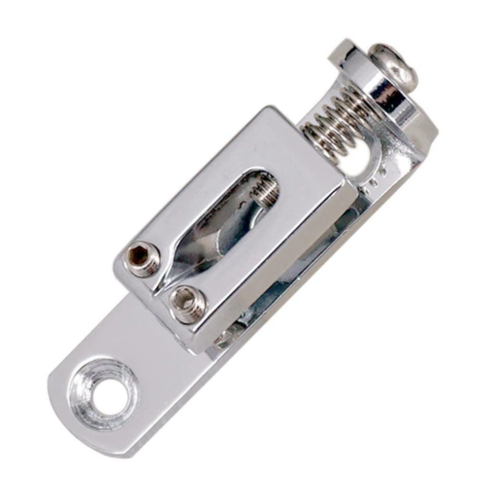 6 pezzi/set selle per ponte individuali per chitarra a 6 corde argento con viti - Immagine 4 di 4