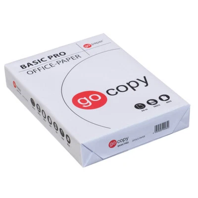 GO COPY Kopierpapier A4 25000 Blatt BASIC PRO weiß Druckerpapier Laser & Inkjet staufrei