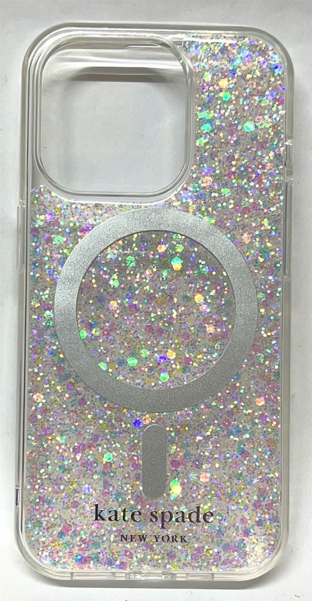 kate spade iPhone15ProMaxケース オパール グリッター MagSafe kate spade new york Hard Shell MagSafe Case for iPhone 15