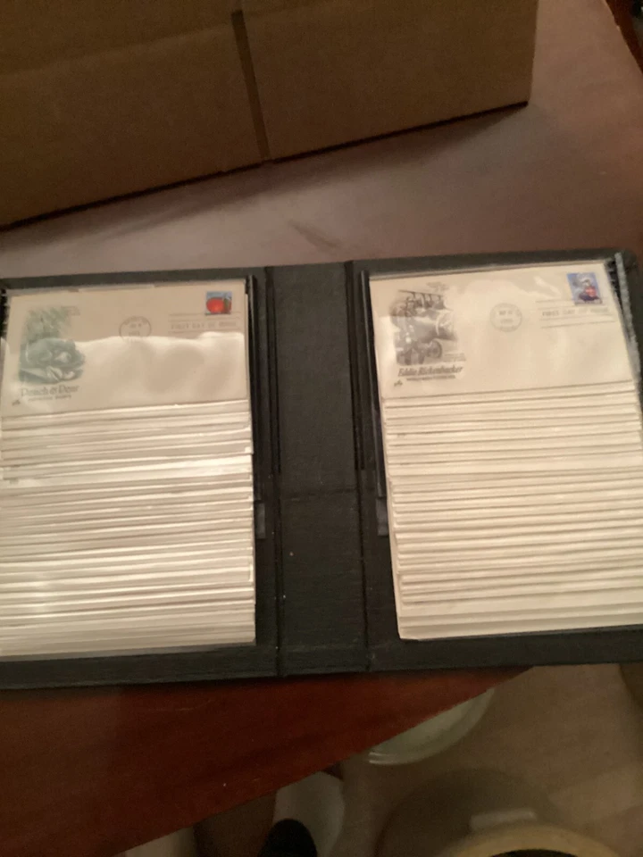 Álbum de portada de primer día White Ace EE. UU. que contiene 95+ FDC de 1995 sin direcciones Foto 4 de 4