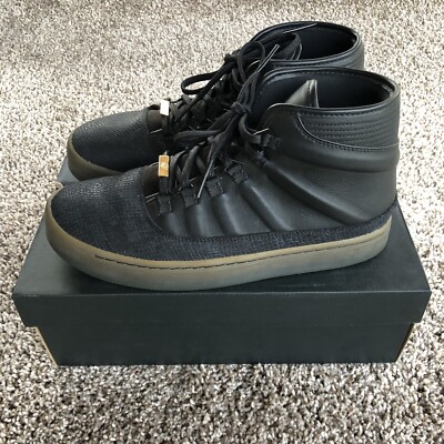 Nike Jordan Westbrook Black Metallic Gold High Top Shoes Men