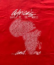 Africa’s Gifts To The World Vintage TShirt—1990s—XL—Single Stitch—Made In USA