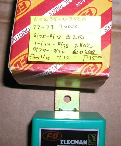 New OS Elecman Relay Nisan L5235-U9500 78 280ZX 200SX B210 - Foto 4 di 4