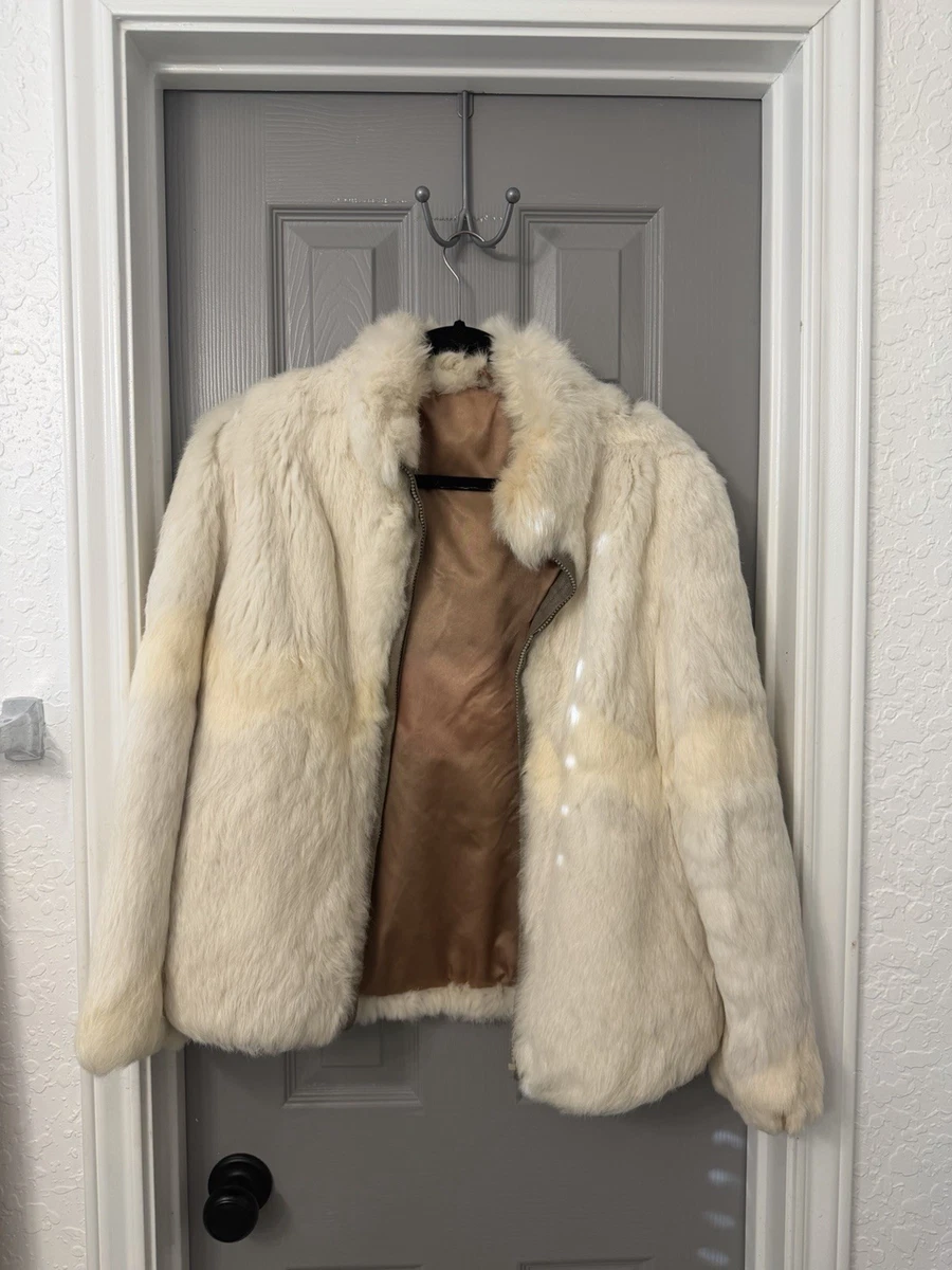 Fur Outer Shell White Coats, Jackets & Vests for Women for sale | eBay
