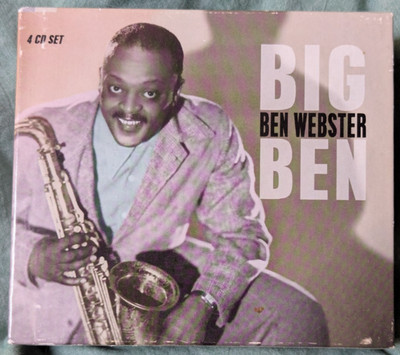 Ben Webster ~ Big Ben 2002 UK Properbox 37 - 4 CD Box Set w/Booklet & Catalog