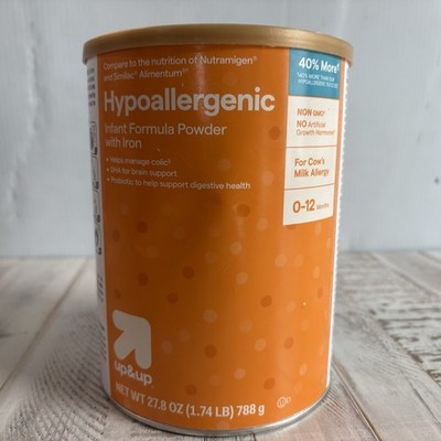 Hypoallergenic Powder Infant Formula w/Iron - 27.8 oz for 0-12 Months - Ex: 3/27