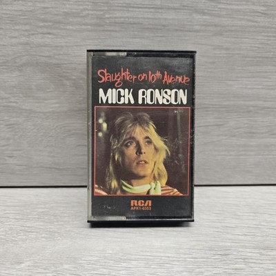 MICK RONSON Slaughter on 10th Avenue Original Cassette Tape Album 1970s POP Rock