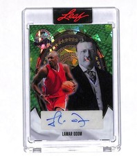 2026 Leaf Metal Presidents Day Lamar Odom 1/1 Green Auto Autograph Card Bulls