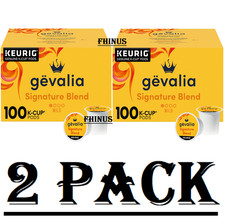 2 Pack Gevalia Signature Blend Mild Roast K-Cup Coffee Pods 100 ct. 
