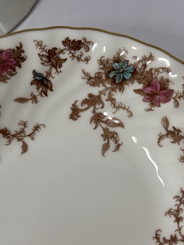 Minton Bone China - Ancestral S376 - 4 Fruit or Dessert Bowls - 5¼ inches - Picture 4 of 6