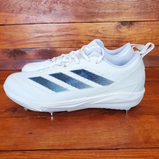 Adidas Adizero Instinct Softball Cleats Women 11 White Navy Metal IH3468 New