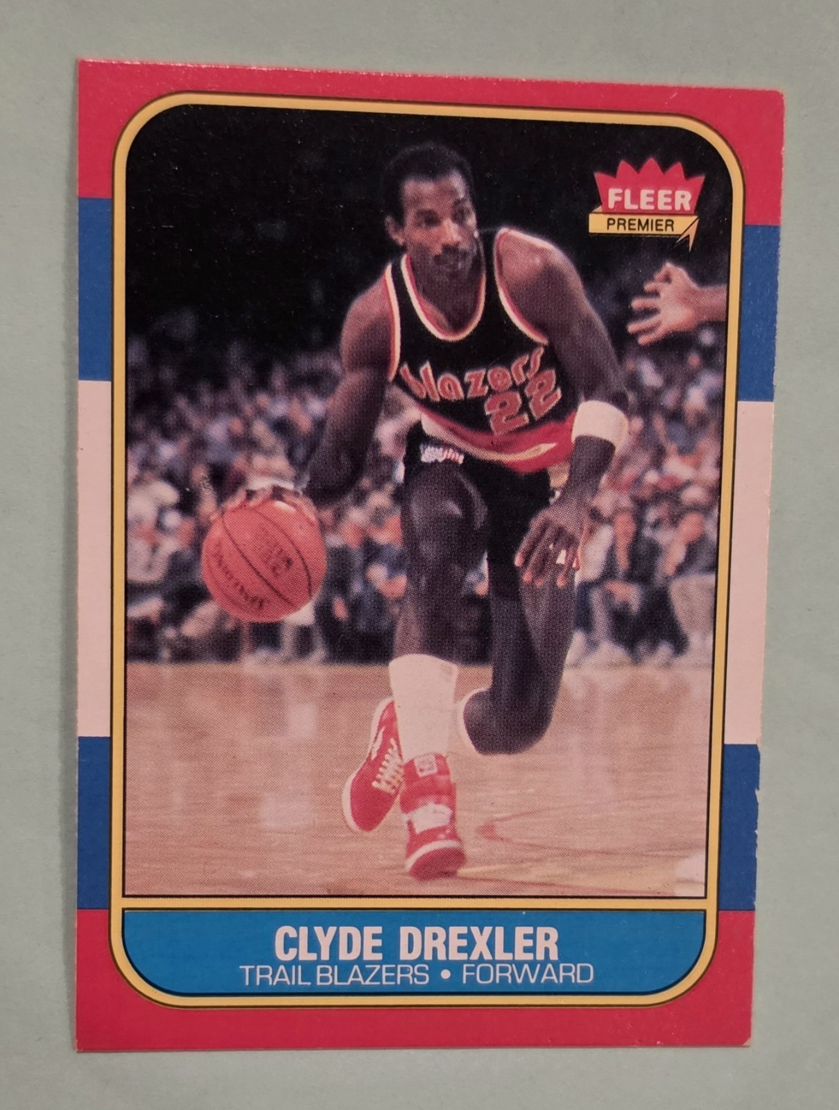 1986-87 Fleer Premier Clyde Drexler Portland Trail Blazers #26